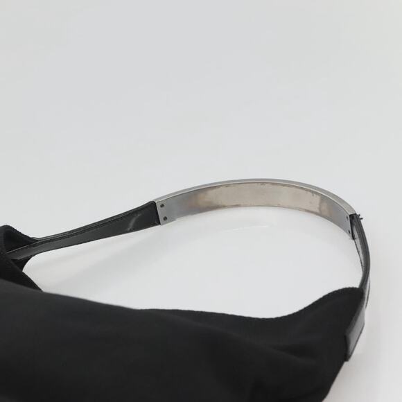 GUCCI Shoulder Bag Nylon Metal Black Silver 001 001 - Picture 8 of 12